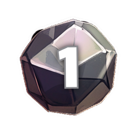 Decorative 3D digital gemstone background element 0