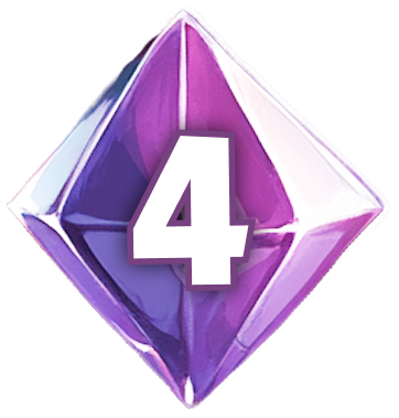 Decorative 3D digital gemstone background element 2