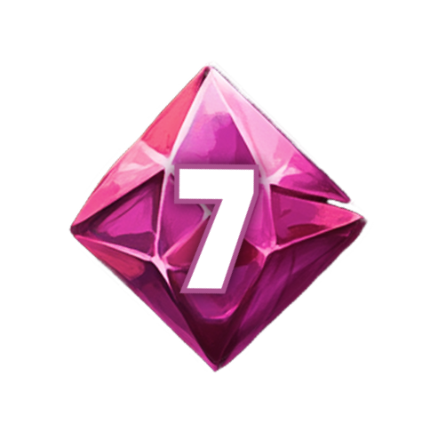 Decorative 3D digital gemstone background element 3